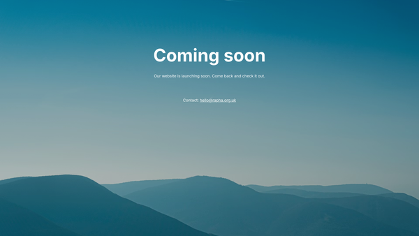 Screenshot of the Rapha Foundation website