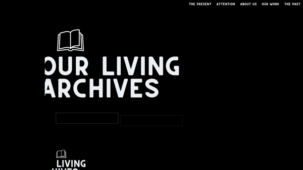 Screenshot of the Our Living Archives Limited website