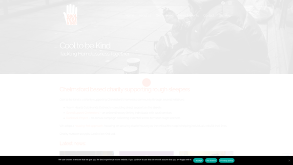 Screenshot of the Cool To Be Kind Limited website