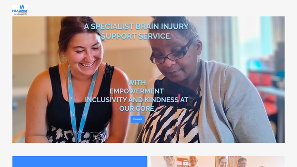 Screenshot of the Headway Cambridge And Peterborough Ltd website