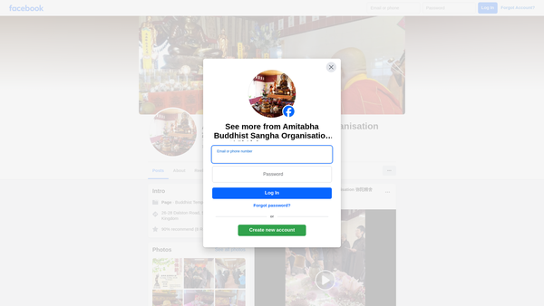 Screenshot of the Amitabha Buddhist Sangha Organisation website