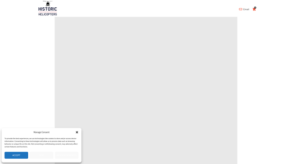 Screenshot of the Historic Helicopters website