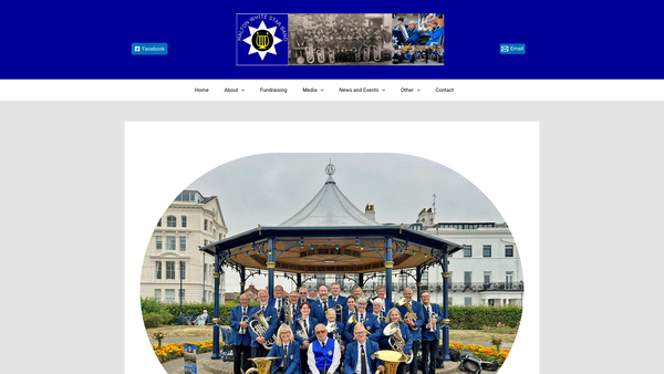 Screenshot of the Malton White Star Band website