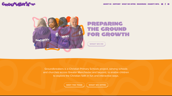 Screenshot of the New Road Old Stones Trust website