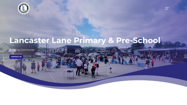 Screenshot of the Lancaster Lane PTA website