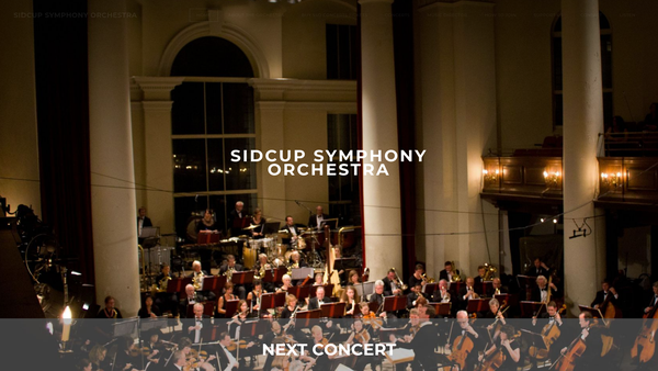 Screenshot of the Sidcup Symphony Orchestra website
