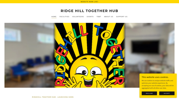 Screenshot of the Ridgehill Together website