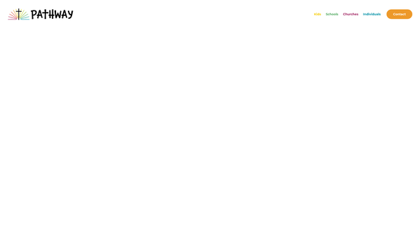 Screenshot of the Pathway website
