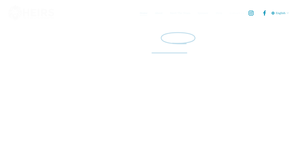 Screenshot of the Heirs website
