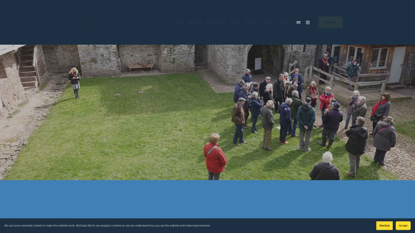 Screenshot of the The Brecknock Society And Museum Friends | Cymdeithas Brycheiniog A Chyfeillion Yr Amgueddfa website