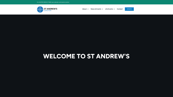 Screenshot of the The Parochial Church Council Of The Ecclesiastical Parish Of St Andrew, Longton, In The Diocese Of Blackburn website