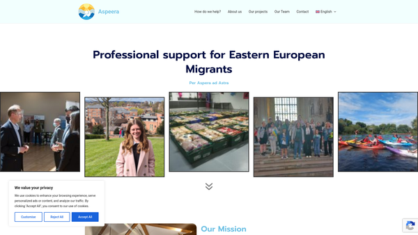 Screenshot of the Aspeera CIO website