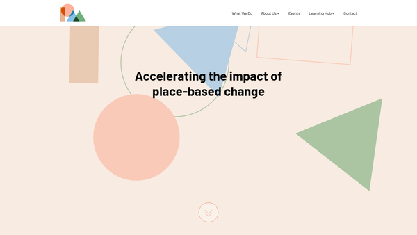 Screenshot of the Place Matters CIO website