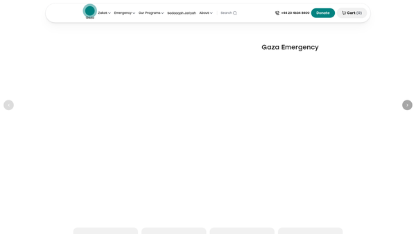 Screenshot of the Watan UK website