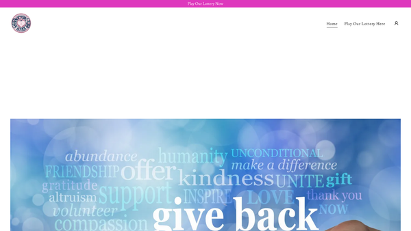 Screenshot of the Deep In Kindness website