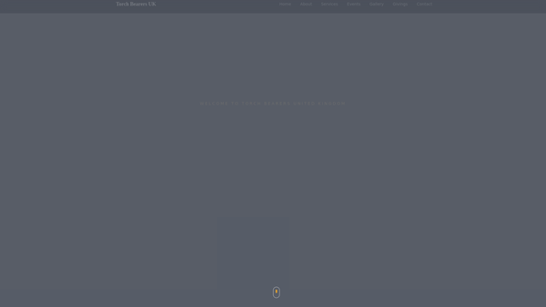 Screenshot of the Torchbearers Ministries International website