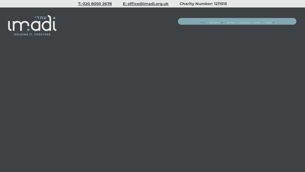 Screenshot of the Imadi C.I.O. website