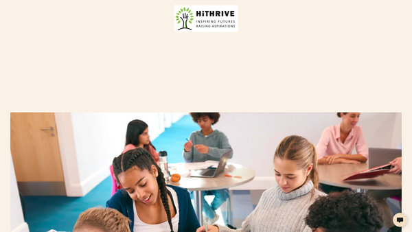 Screenshot of the Hithrive Foundation website