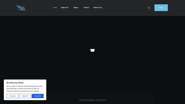 Screenshot of the The Redeemed Christian Church Of God Faith Arena website