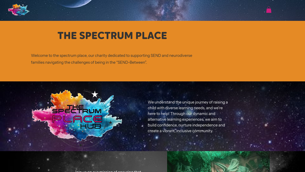 Screenshot of the The Spectrum Place Hub website