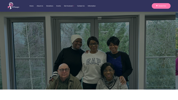 Screenshot of the Dchanger UK website