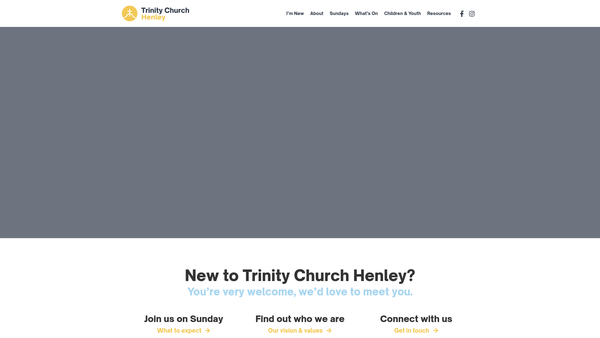 Screenshot of the The Parochial Church Council Of The Ecclesiastical Parish Of Holy Trinity, Henley-On-Thames, In The Diocese Of Oxford website