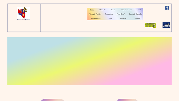 Screenshot of the Thorney Island Nursery website