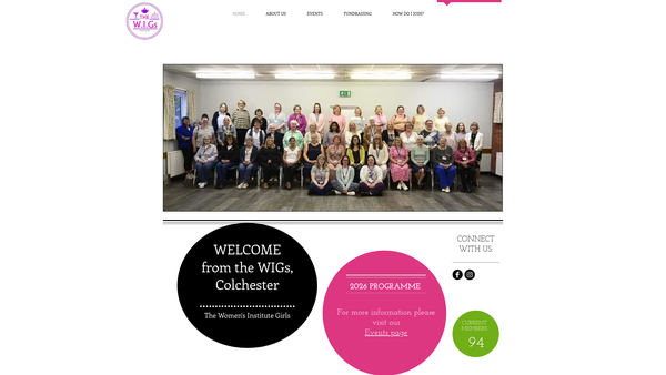 Screenshot of the The W.i.g's website