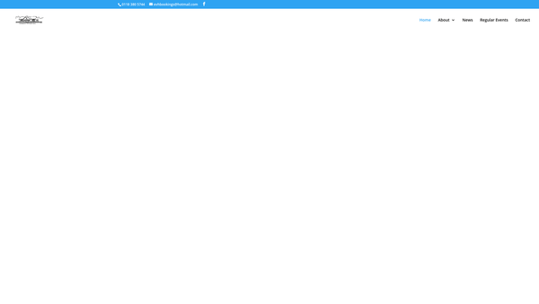 Screenshot of the Eversley Village Hall (CIO) website