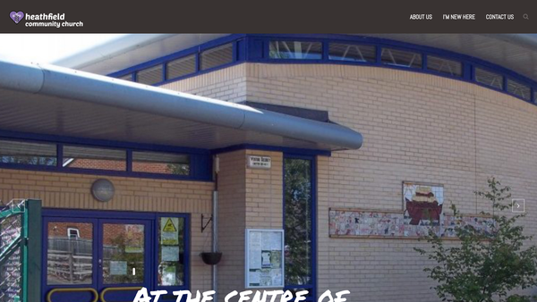 Screenshot of the Grace Valley Church website