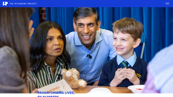 Screenshot of the The Richmond Project website