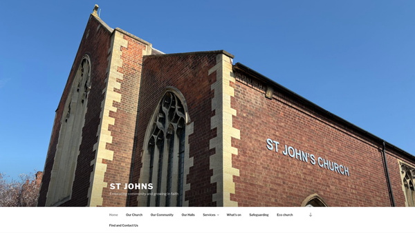 Screenshot of the The Parochial Church Council Of The Ecclesiastical Parish Of Long Eaton Saint John's website