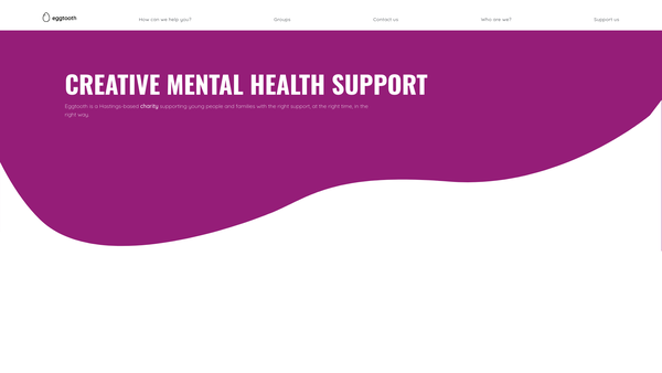 Screenshot of the The Eggtooth Project website