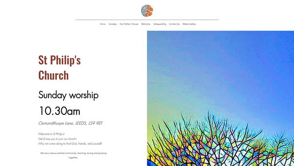 Screenshot of the The Parochial Church Council Of The Ecclesiastical Parish Of St Philip, Osmondthorpe, In The Diocese Of Leeds website