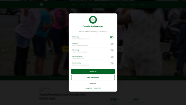 Screenshot of the Joybringers Ltd website