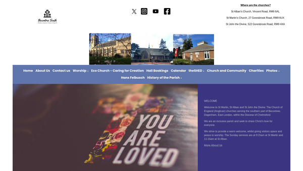 Screenshot of the Pcc Of Becontree South website