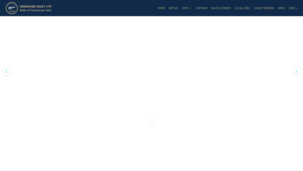 Screenshot of the The Yorkshire Coast 1779 Research Group website