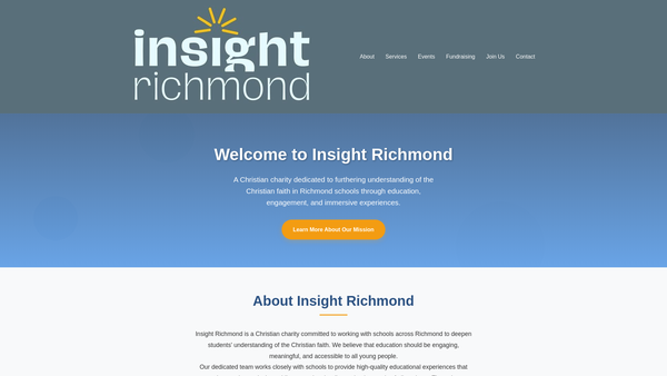 Screenshot of the Insight Richmond website