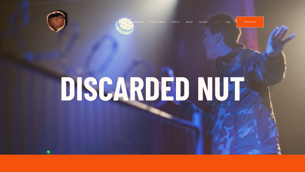 Screenshot of the Discarded Nut CIO website