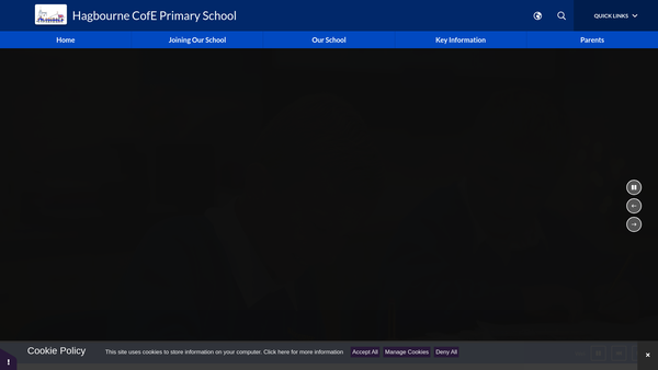 Screenshot of the Friends Of Hagbourne Pool website