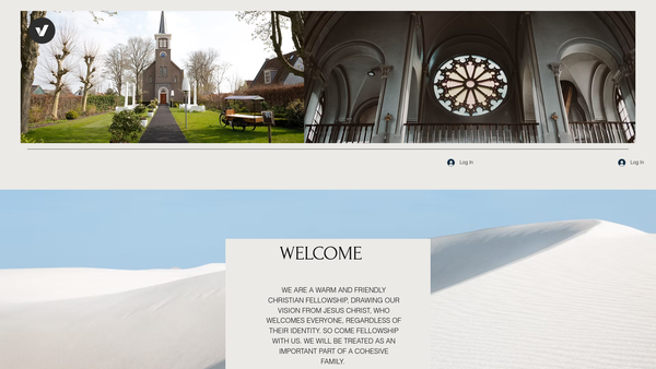 Screenshot of the London City Chapel(lcc). website