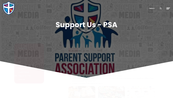 Screenshot of the Goring C Of E Primary School Parent Staff Association website