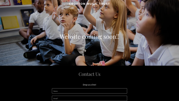Screenshot of the Crofton Training Band website