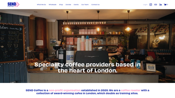 Screenshot of the The Foundation For Persons With Disabilities In Coffee website