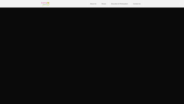 Screenshot of the Barmpot Theatre website