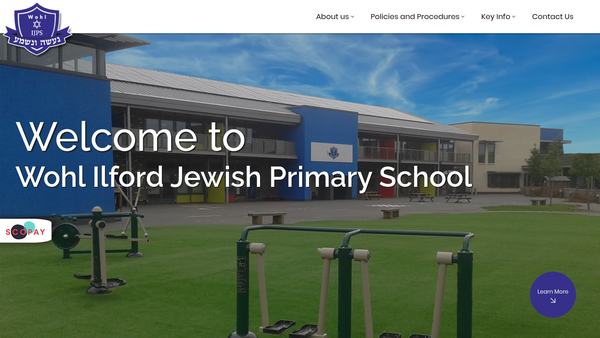 Screenshot of the Wijps Friends & PTA Committee website