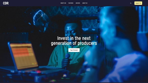 Screenshot of the Create Define Release website