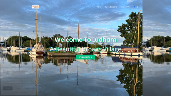 Screenshot of the The Friends Of Saint Catherines Church Ludham CIO website