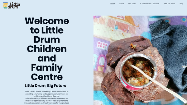 Screenshot of the Little Drum Children And Family Centres website