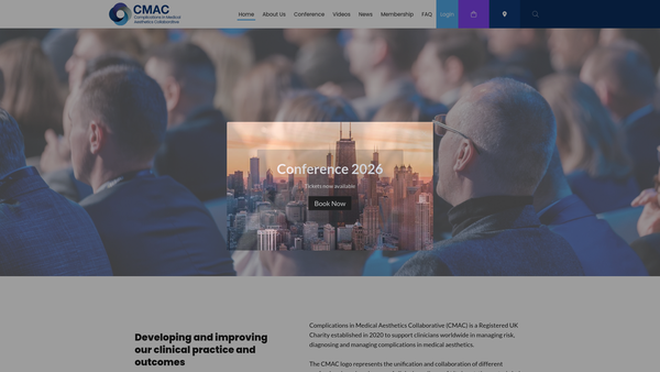 Screenshot of the Cma Collaborative UK Limited website